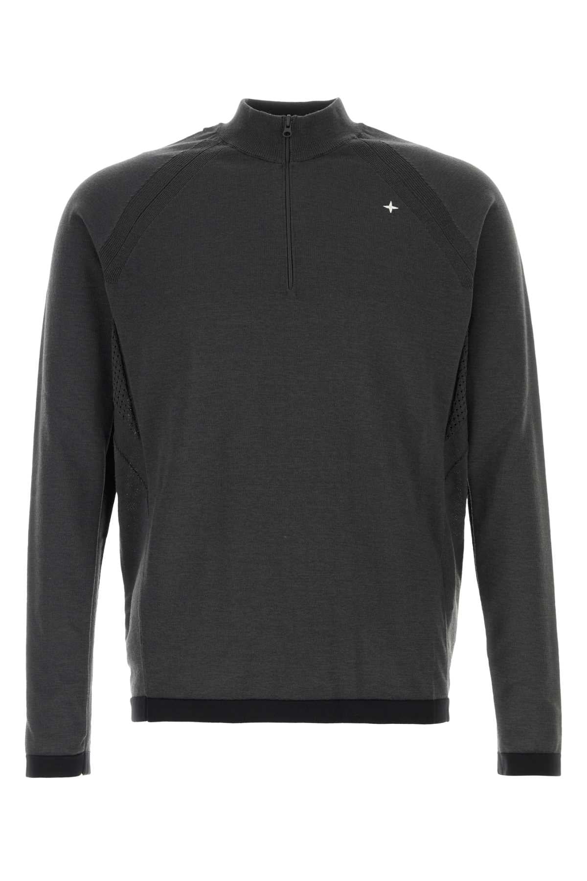 STONE ISLAND LS POLO For Men Exterior: 54% Virgin wool 46% Polyester