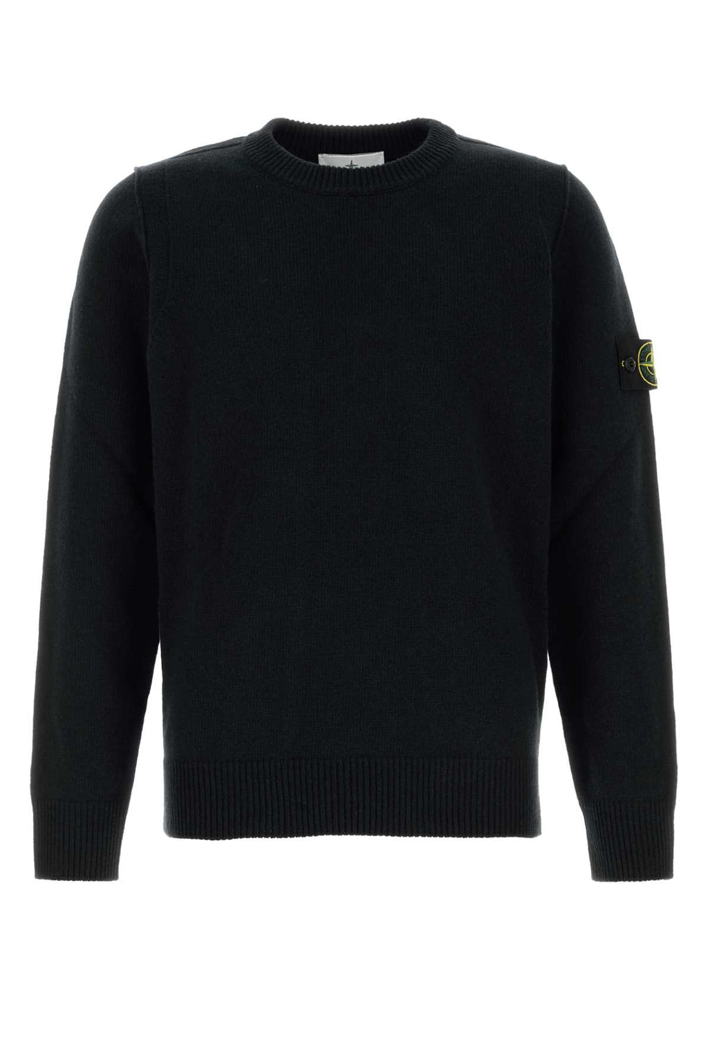 STONE ISLAND CREW NECK For Men Exterior: 38% Virgin wool 30% Viscose 19% Cashmere 9% Nylon 5% Polyester