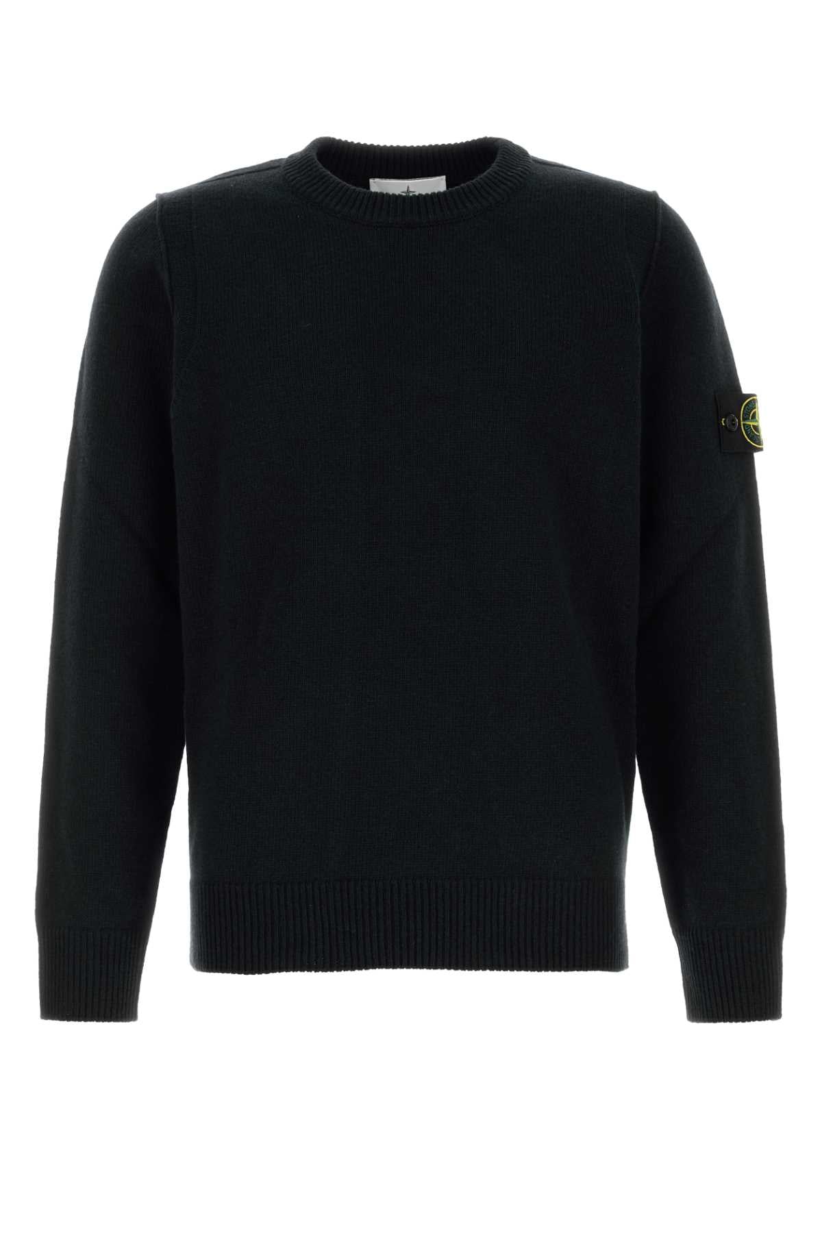 STONE ISLAND CREW NECK For Men Exterior: 38% Virgin wool 30% Viscose 19% Cashmere 9% Nylon 5% Polyester