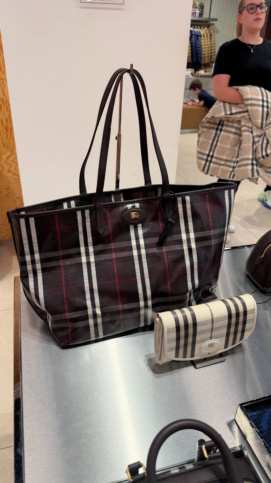 Check Tote Bag