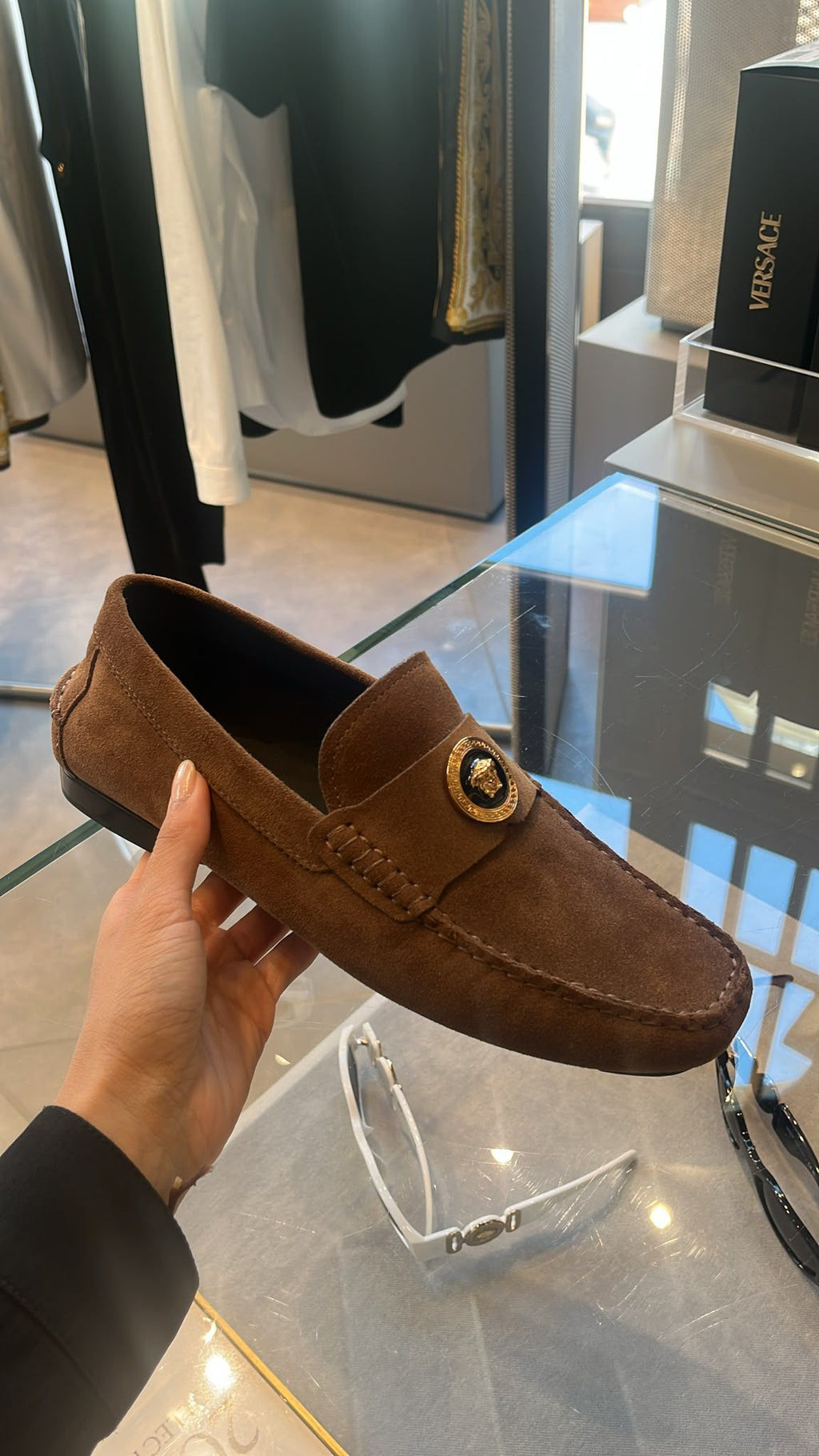 La Medusa Leather Loafers