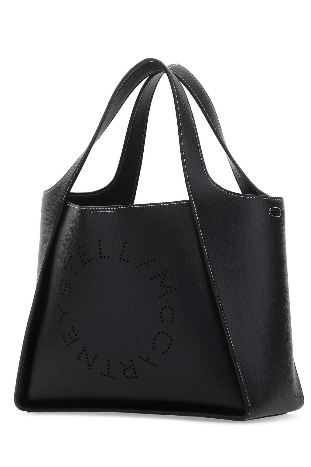 STELLA MCCARTNEY Logo Crossbody Tote Bag Embossed Grainy Alter Mat For Women F: 100% POLYAMID T1: 100% POLYAMID