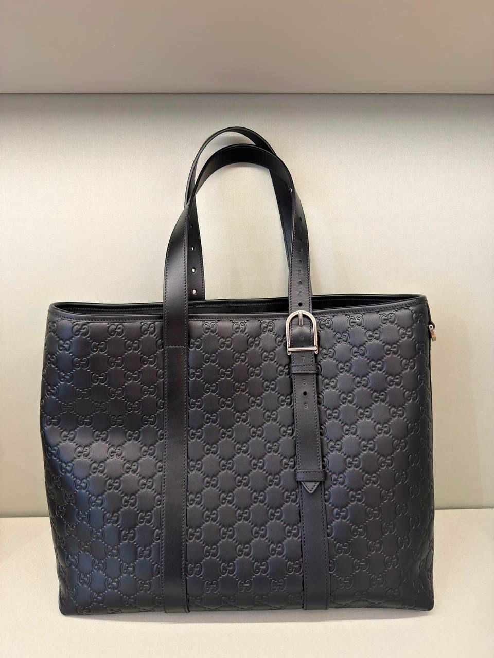 Signature Leather Tote Bag
