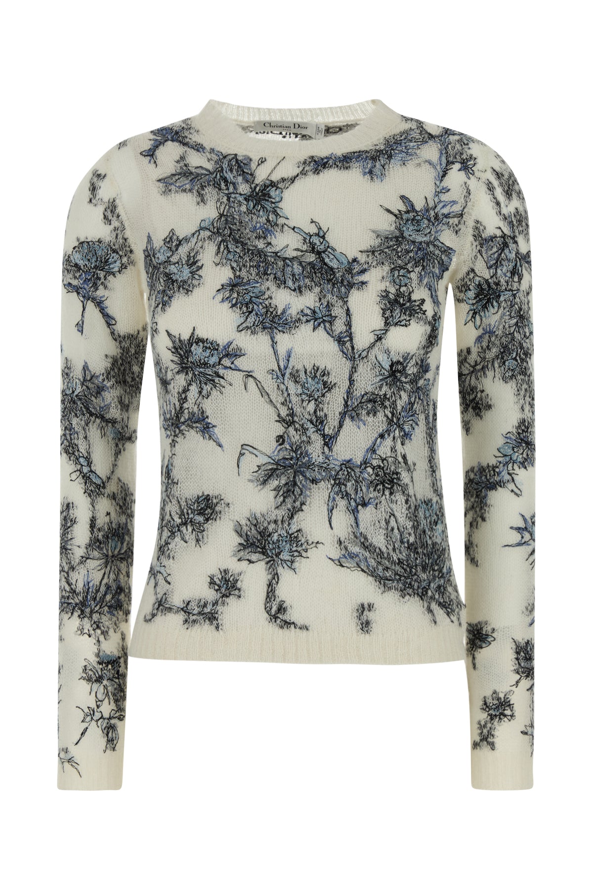 CHRISTIAN DIOR MAGLIERIA STAMPA CARDO