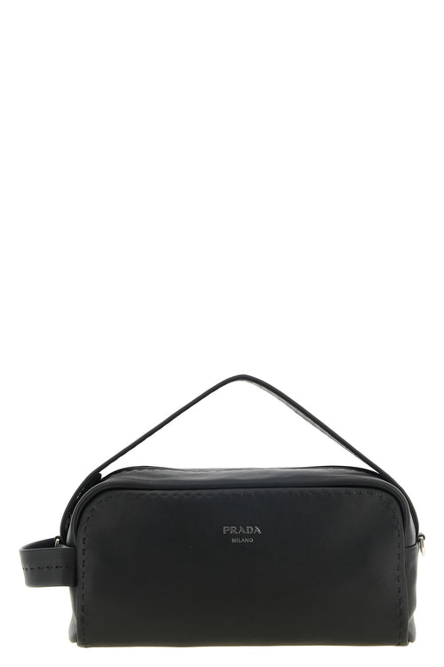 'Bandoliera in pelle' crossbody bag