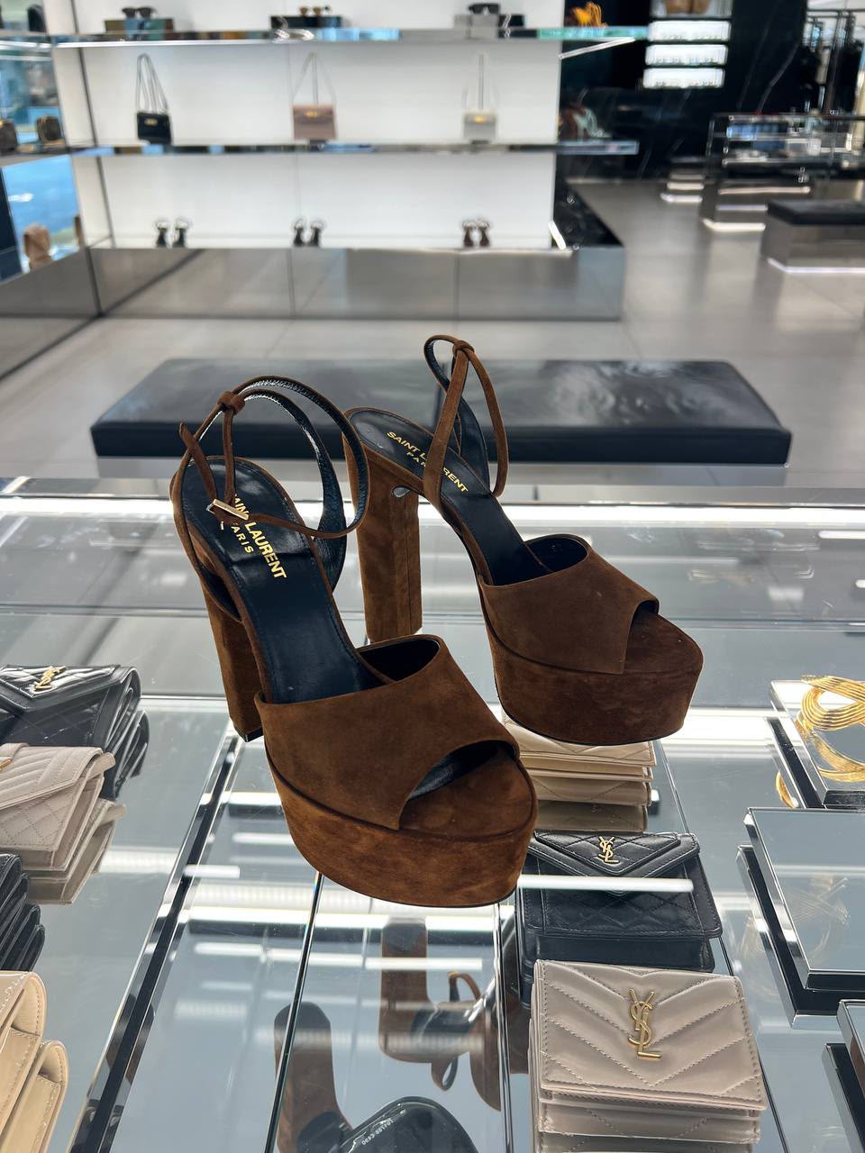 Candy Platform Sandals in Suede