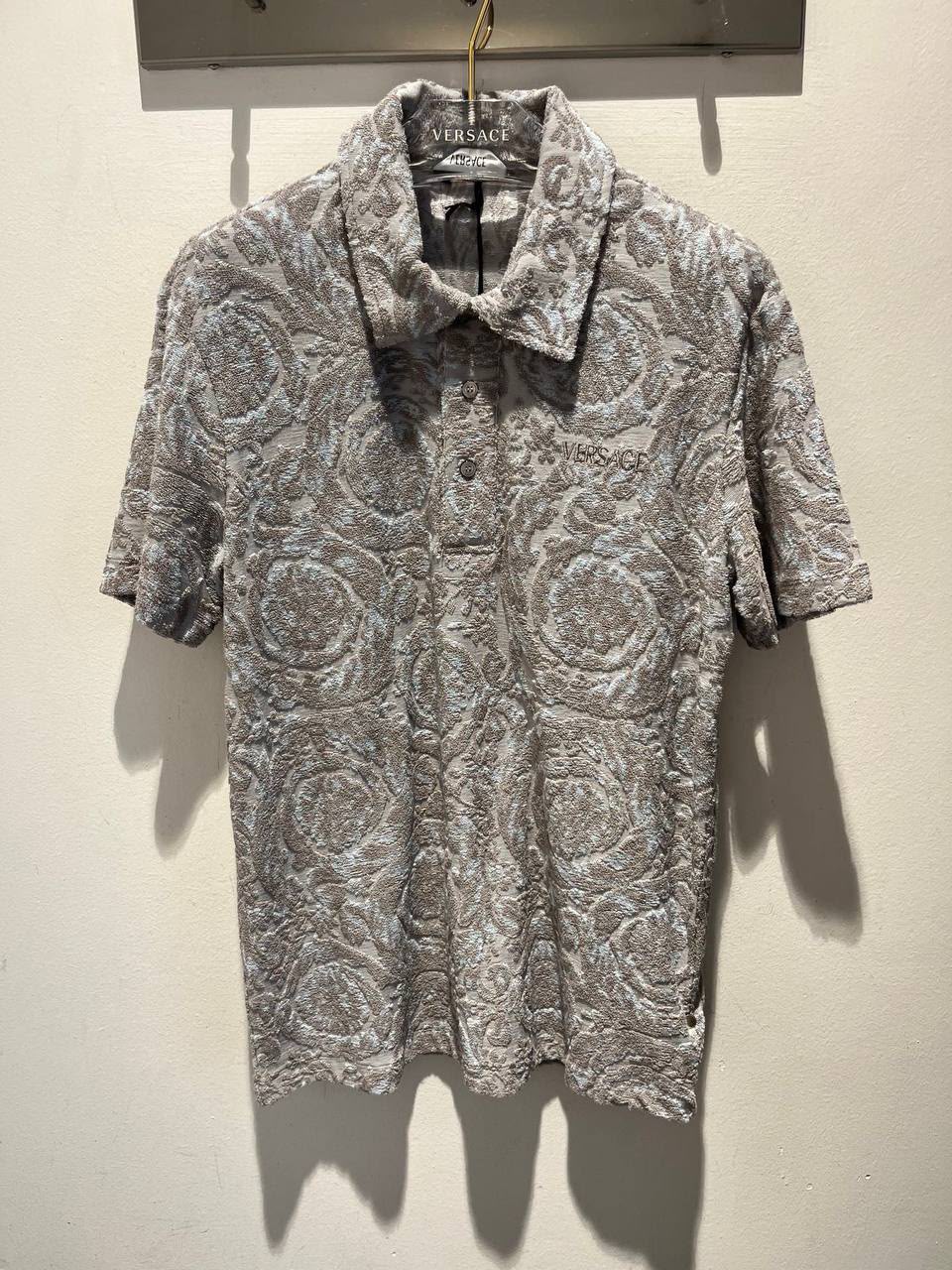 Barocco Terry Cloth Polo Shirt