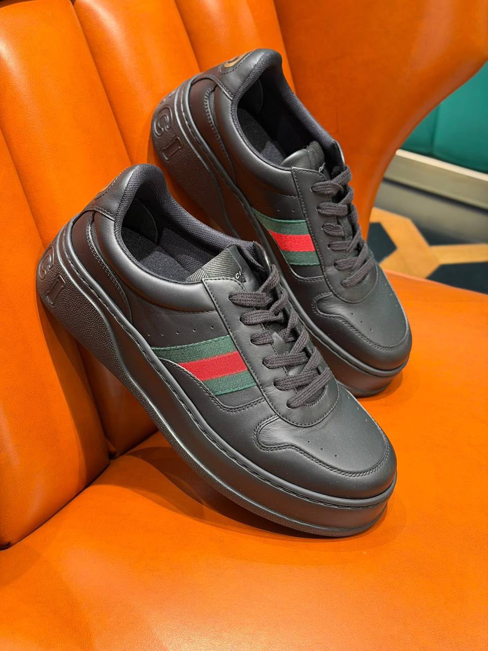 Women's Platform Sneaker with Web