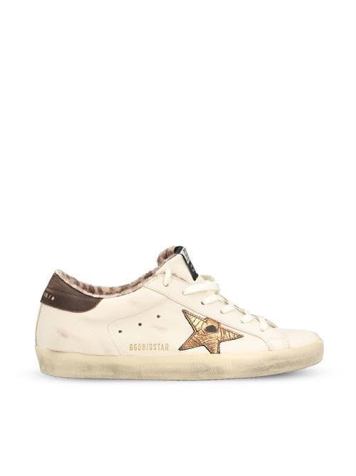 Super-Star Sneakers with Leopard Print Lining
