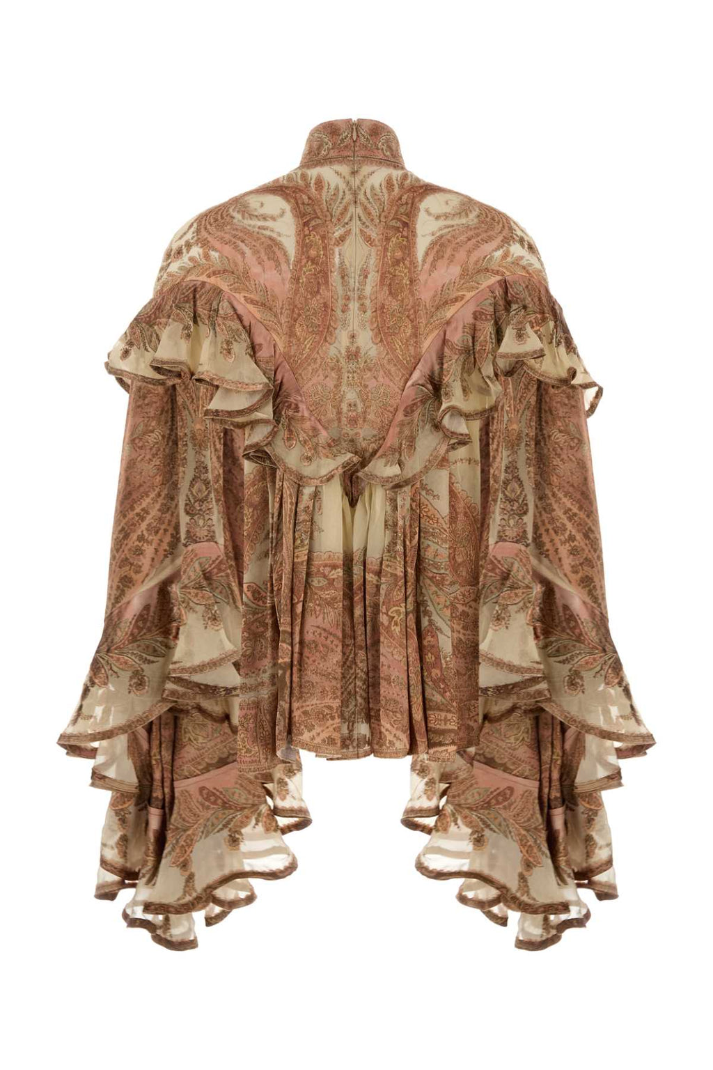 ZIMMERMANN HYPNOTIC BURNOUT BLOUSE