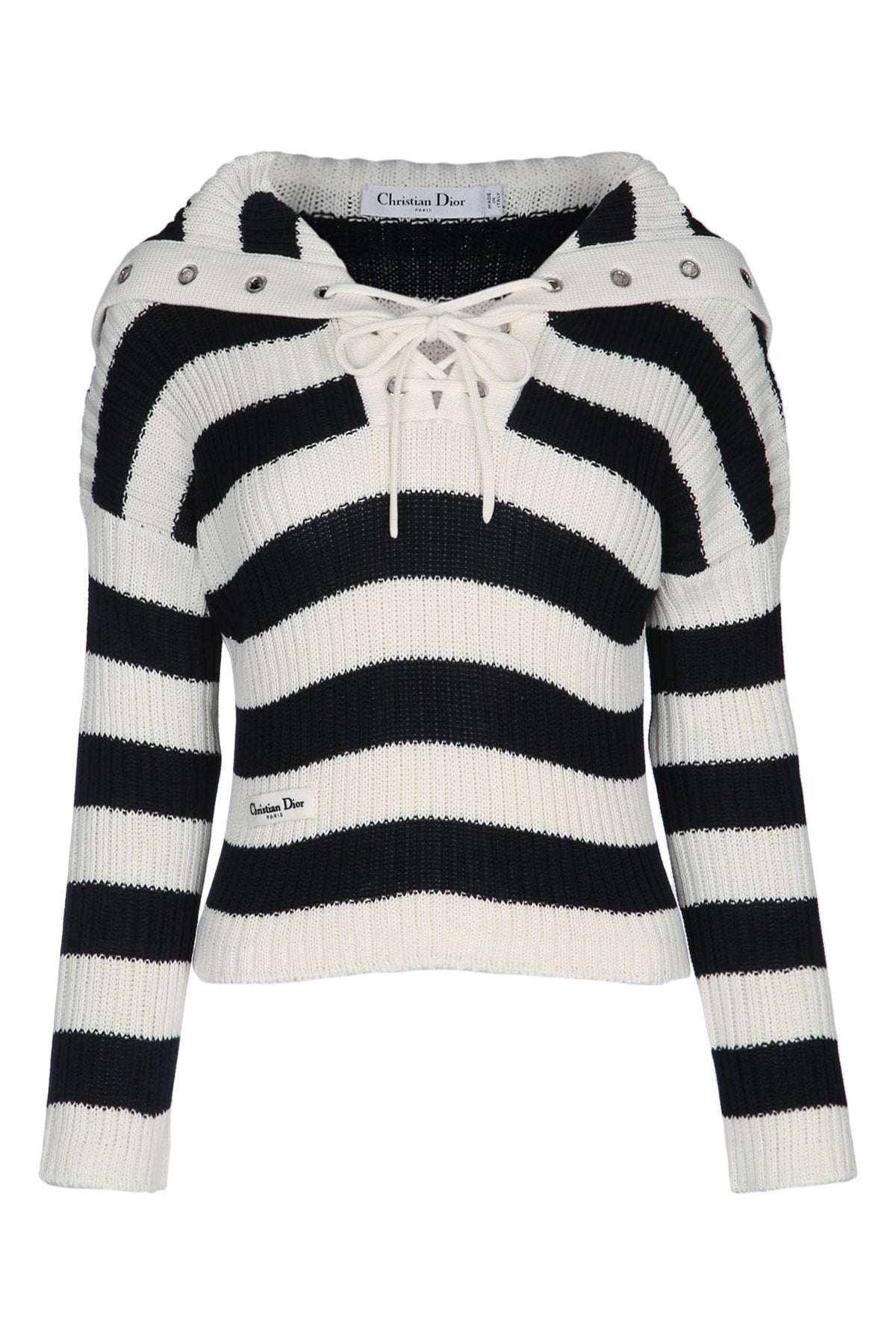 CHRISTIAN DIOR MAGLIA MARINIERE LACCI DAVANTI