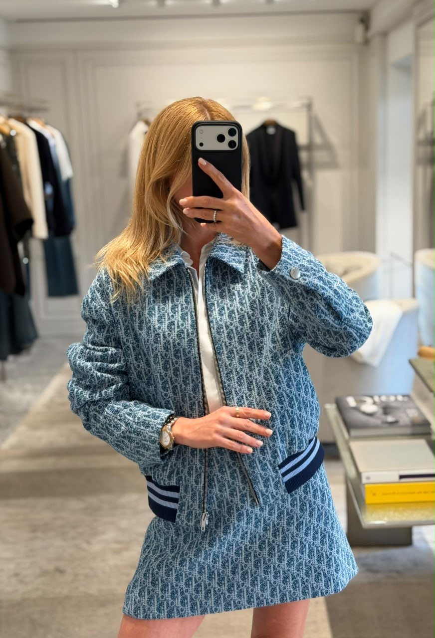 Oblique Technical Jacquard Blouson