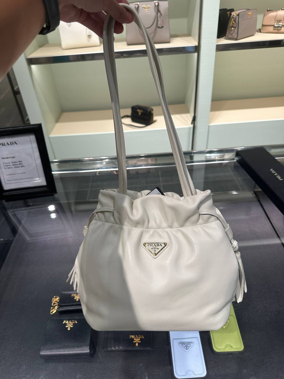 Soft Leather Bucket Bag