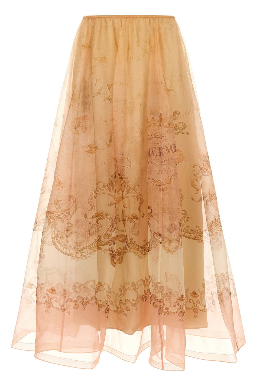 ZIMMERMANN 'Hypnotic Organza Maxi' skirt For Women 100% silk