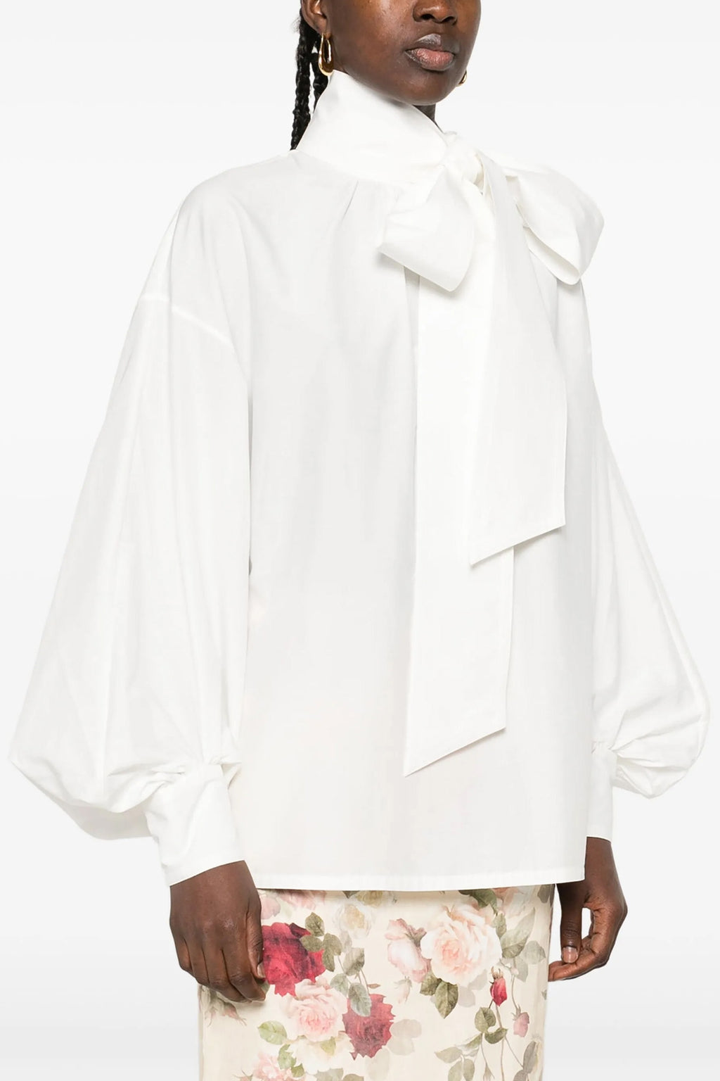 ZIMMERMANN 'Hypnotic Pussybow' blouse For Women 75% cotton, 25% silk