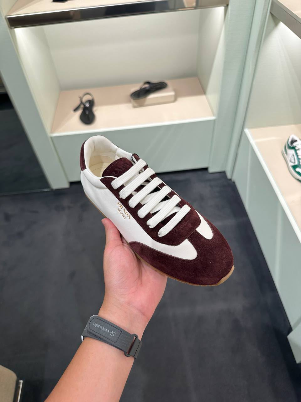America's Cup Suede and Leather Sneakers
