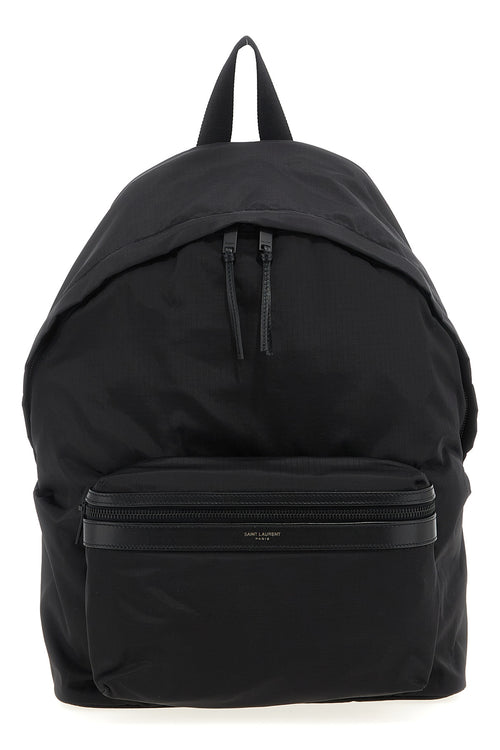 SAINT LAURENT 'City' backpack For Men 60% polyamide, 40% cotton