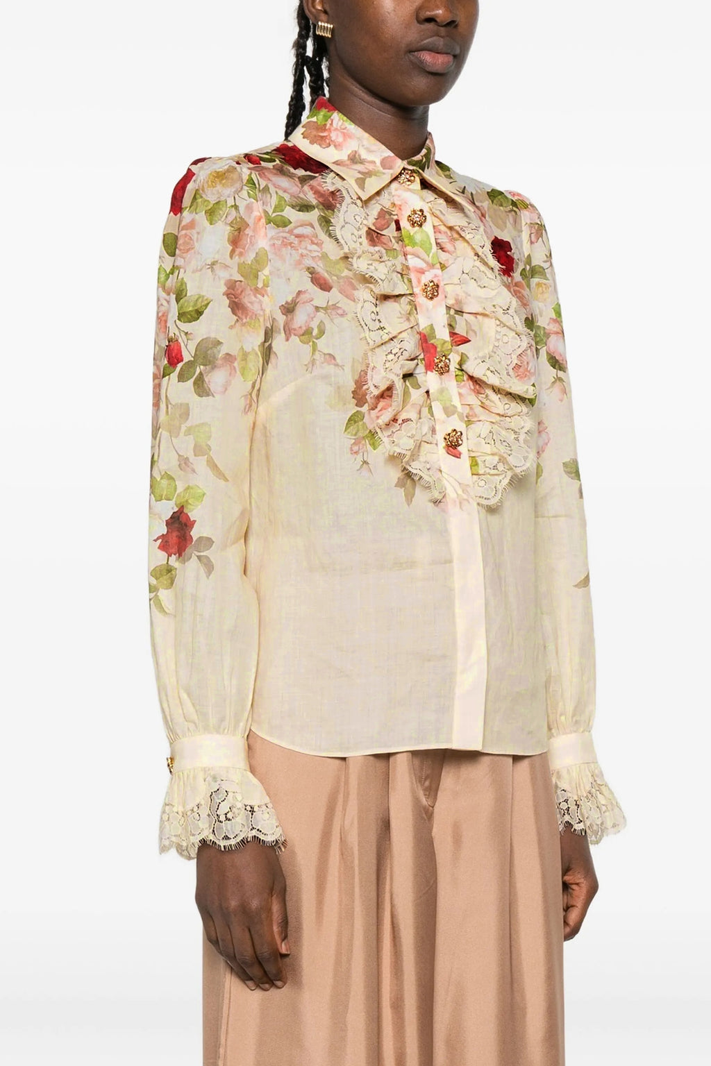 ZIMMERMANN 'Hypnotic Tux' shirt For Women 100% ramie