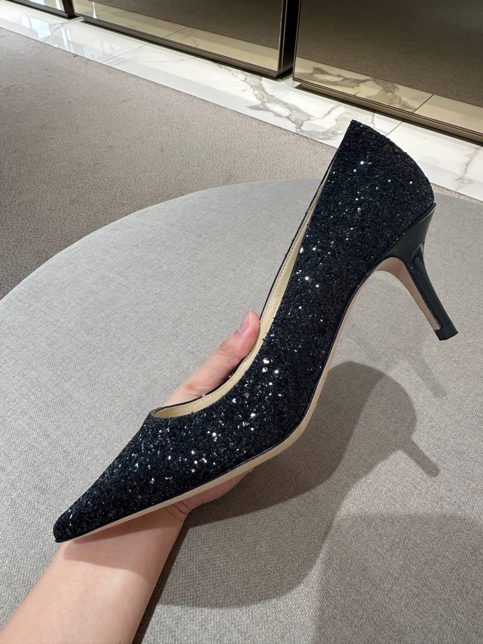 Romy 85 Glitter Pumps