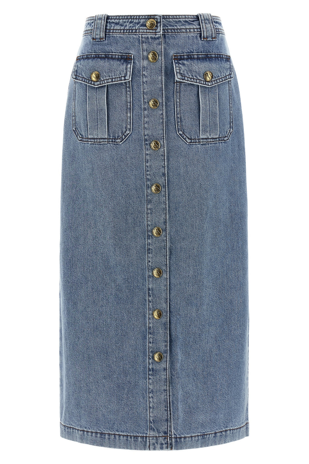 ZIMMERMANN 'Denim Pencil' skirt For Women 100% cotton