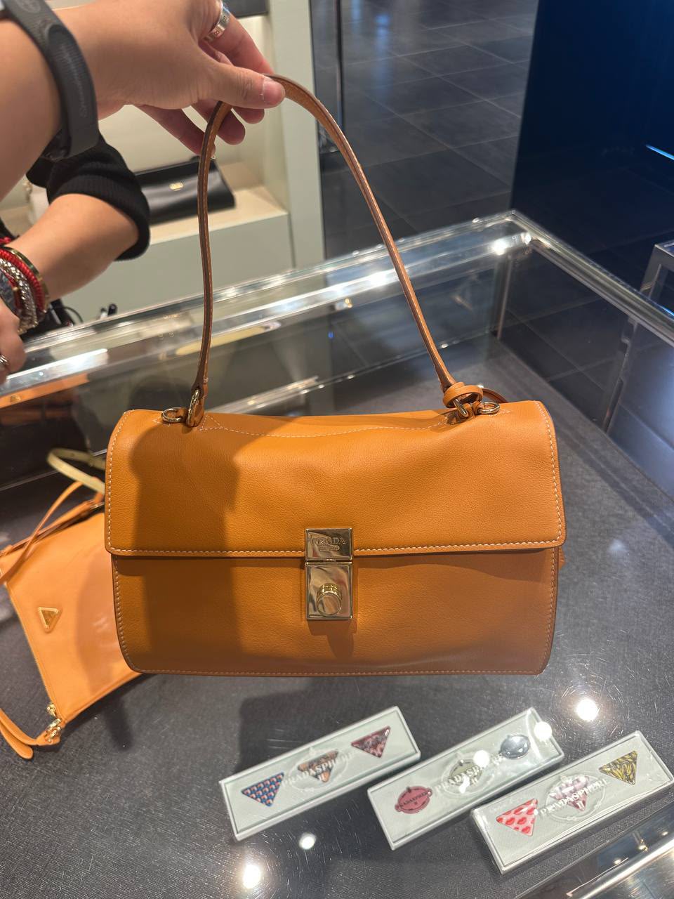 Soft Leather Top Handle Bag