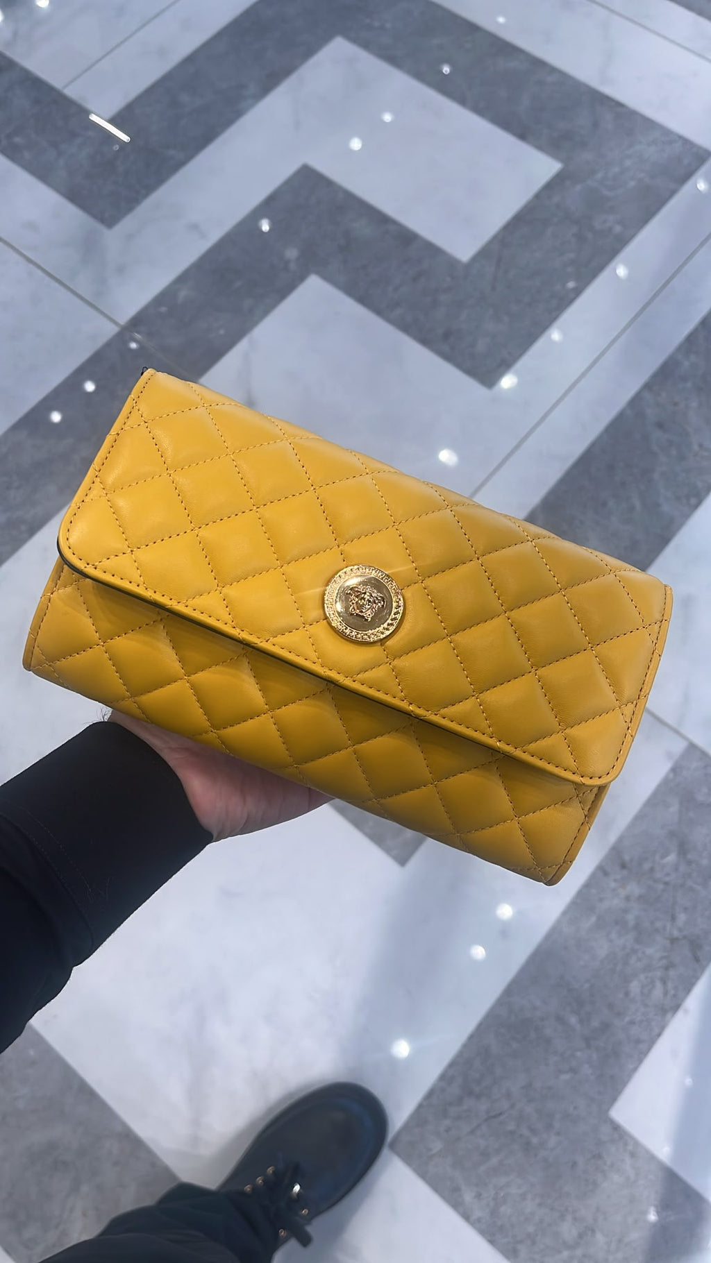 La Medusa Quilted Wallet