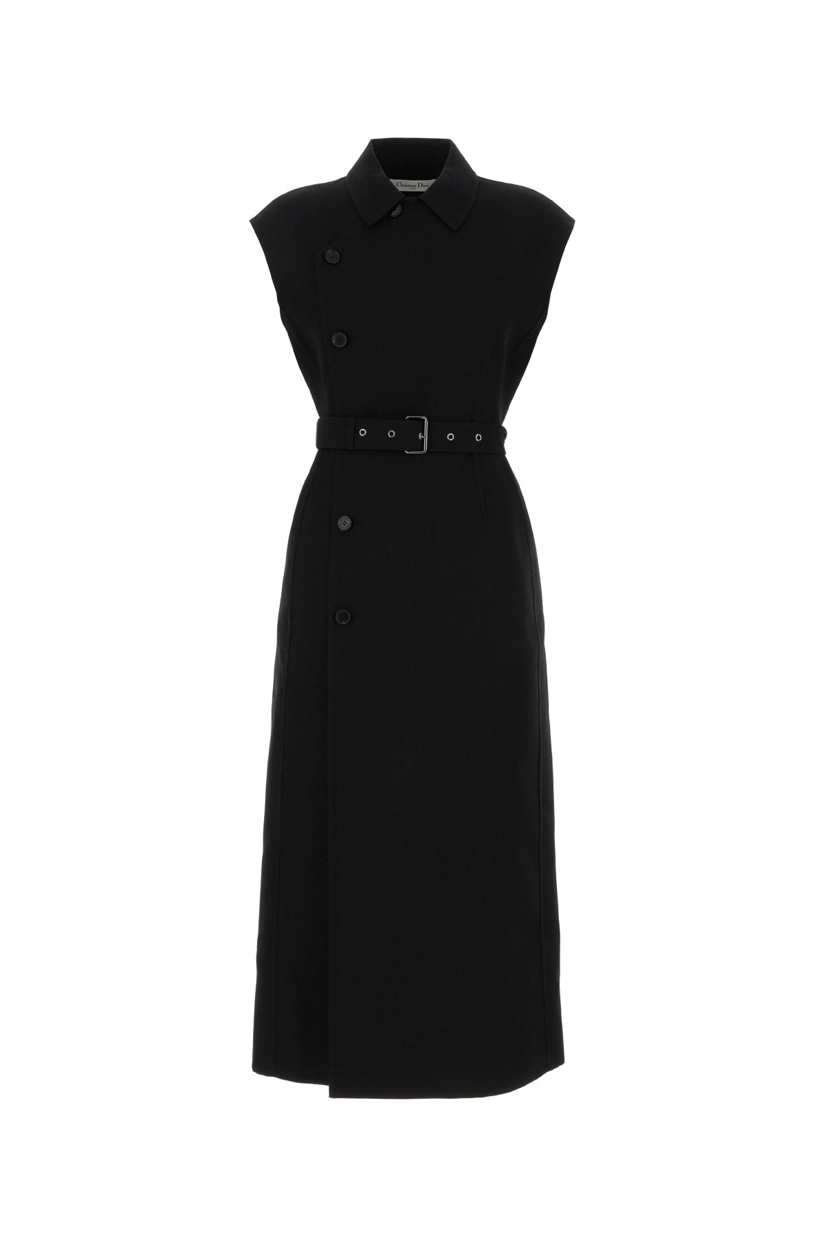 CHRISTIAN DIOR ABITO VEST ASIMMETRICO BELT For Women 100% Cotton