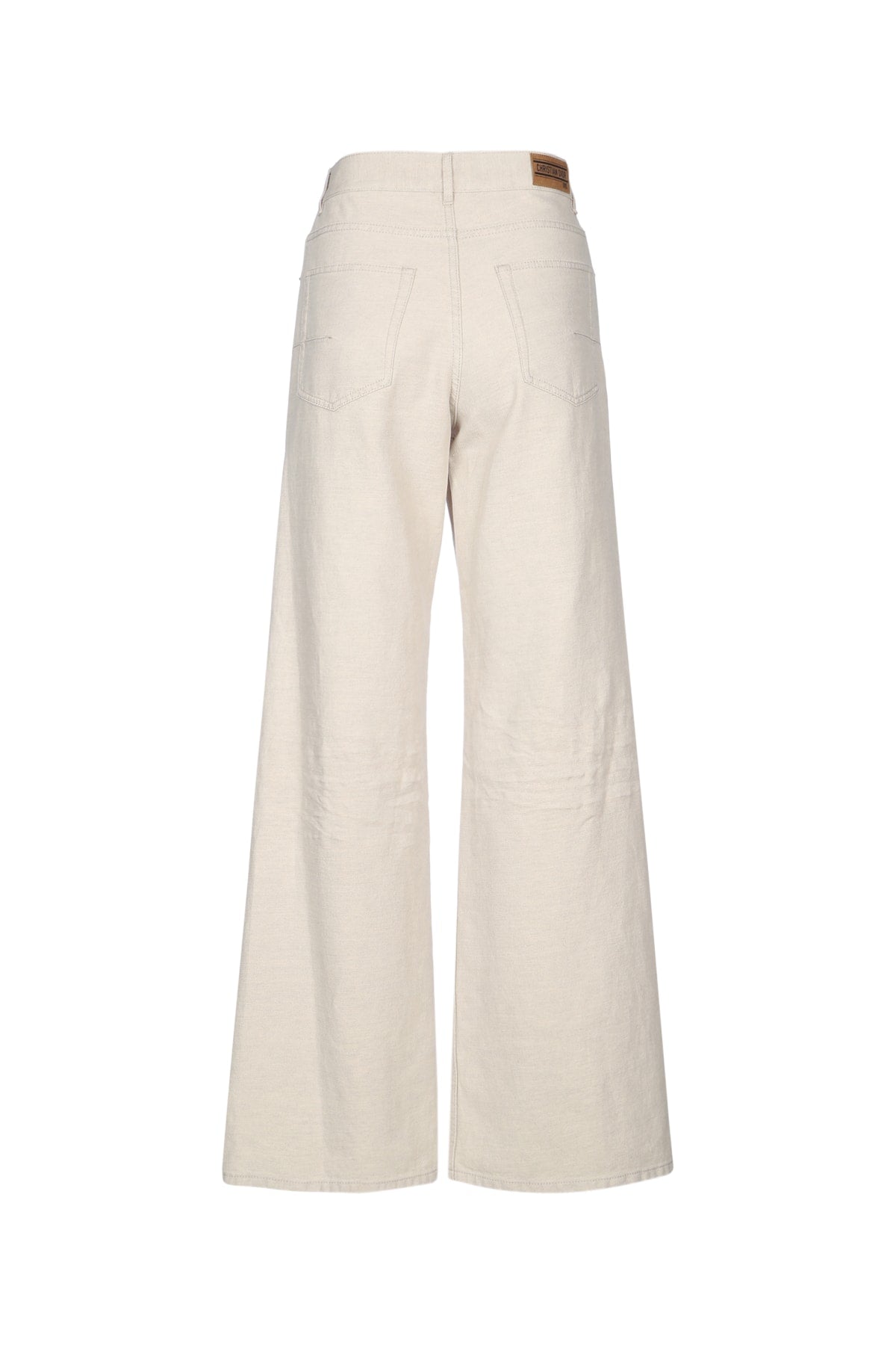 CHRISTIAN DIOR PANTA DENIM LOOK SEMPLICI BEIGE For Women (T0A45) 100%CO