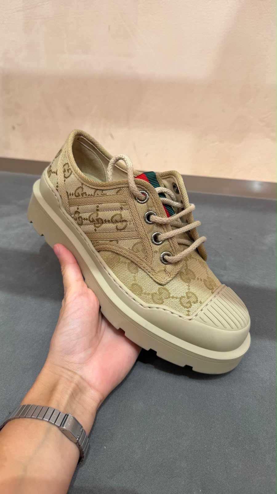 Savoy GG Canvas Platform Sneaker