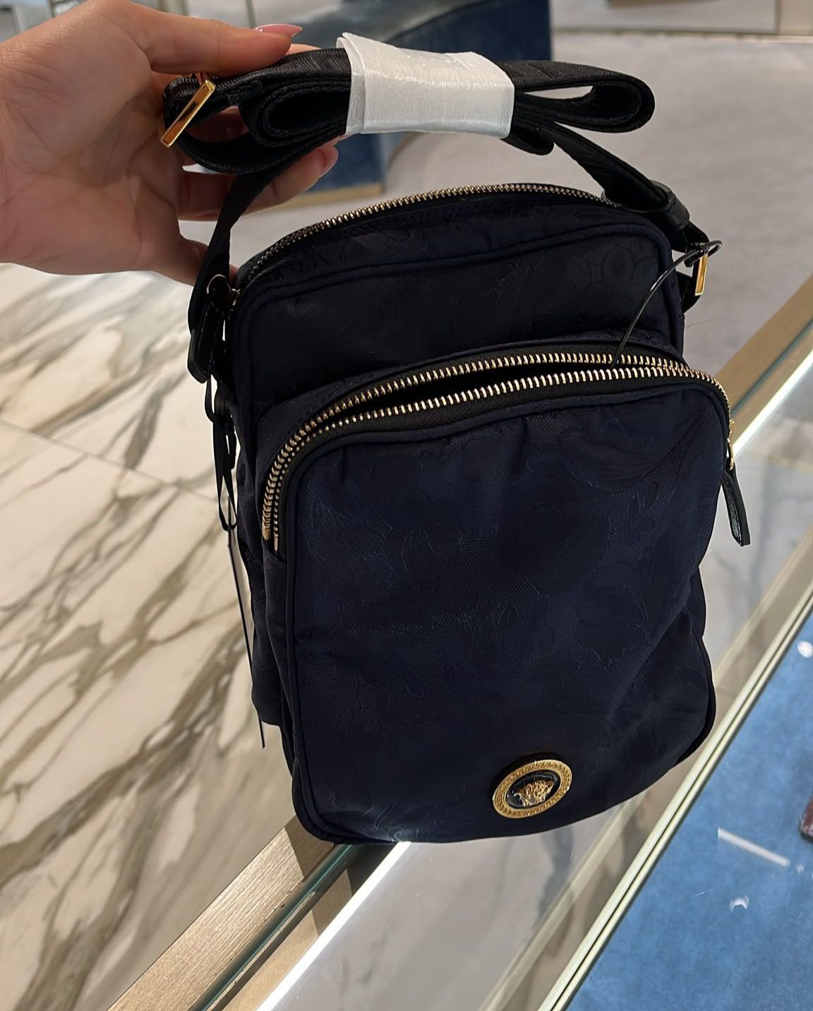 La Medusa Nylon Messenger Bag