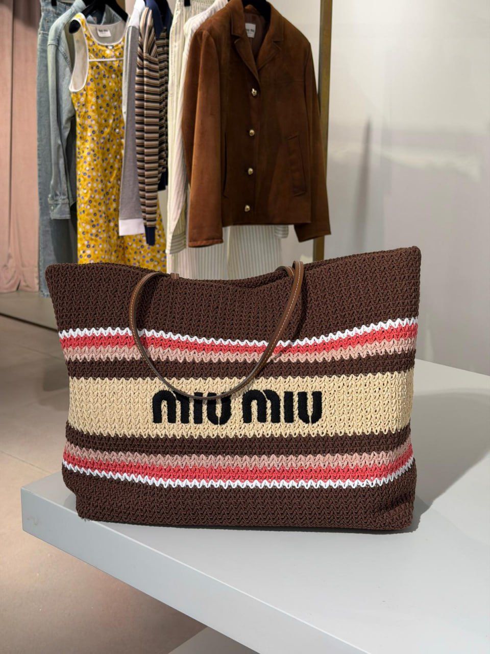 Crochet tote bag