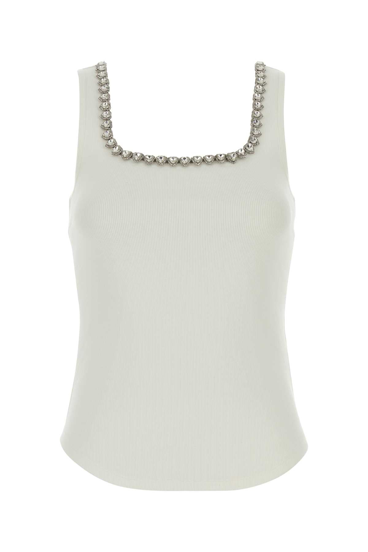 ZIMMERMANN EMBELLISHED TANK For Women Exterior: 95% Cotton 5% Elastane