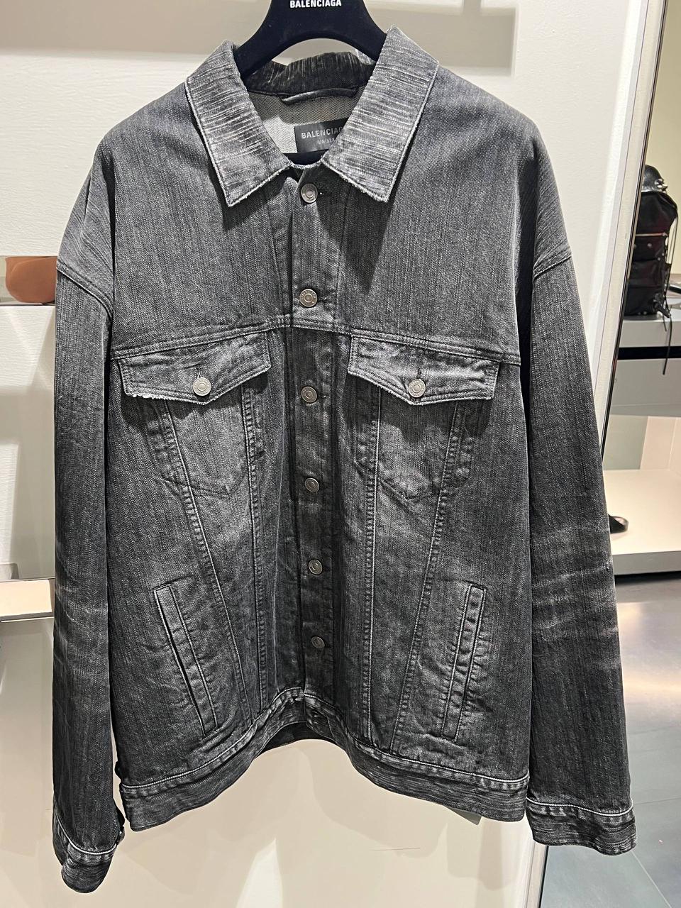 Crown Rhinestone Denim Jacket