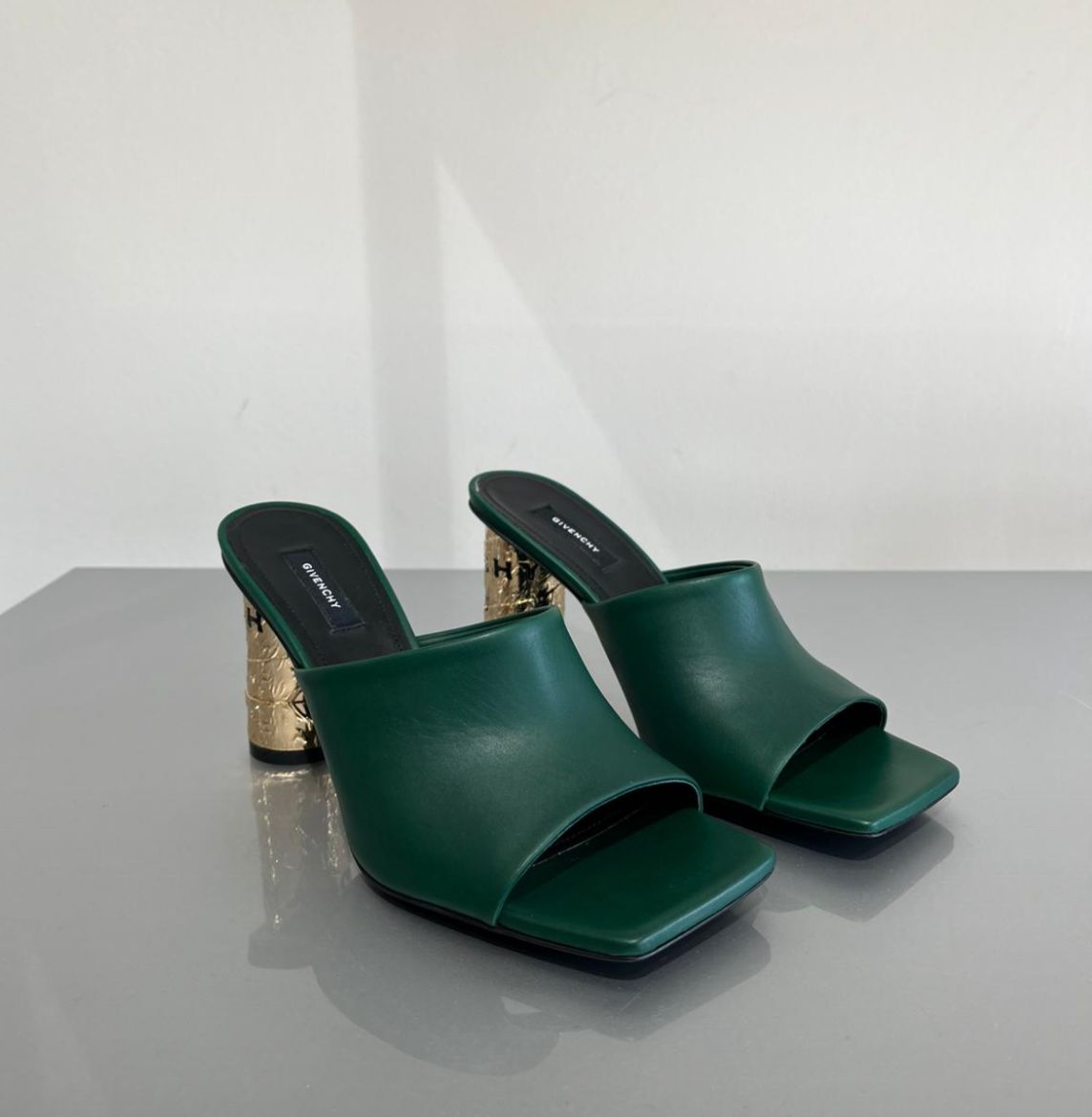 4G Sculptural Heel Mules
