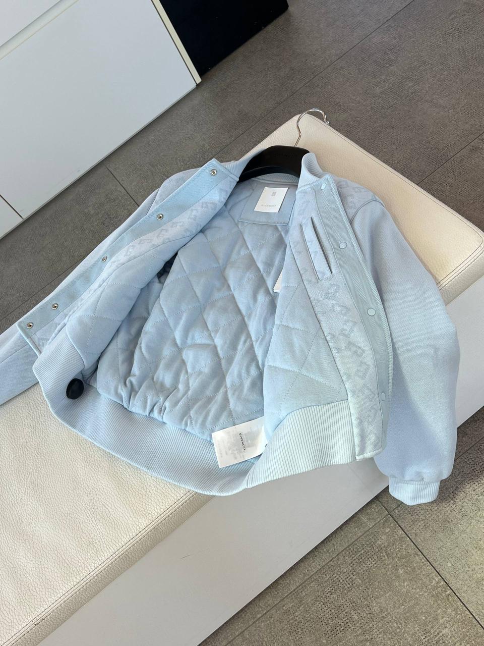 GG Jacquard Knit Bomber Jacket