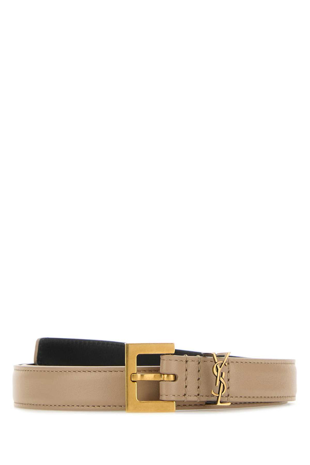 SAINT LAURENT YSL CINTURA For Women Exterior: 100% Calf Finishing: Antiqued golden metal