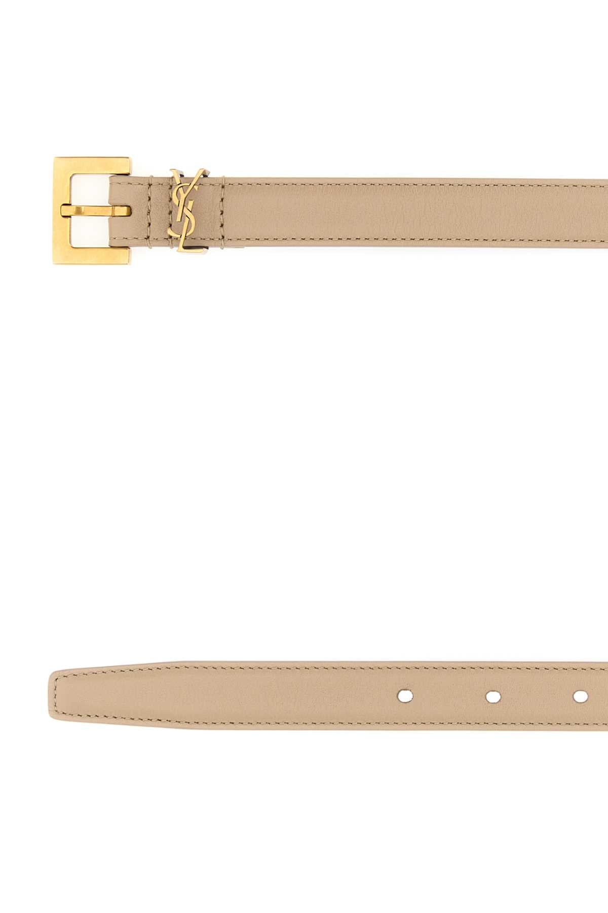 SAINT LAURENT YSL CINTURA For Women Exterior: 100% Calf Finishing: Antiqued golden metal