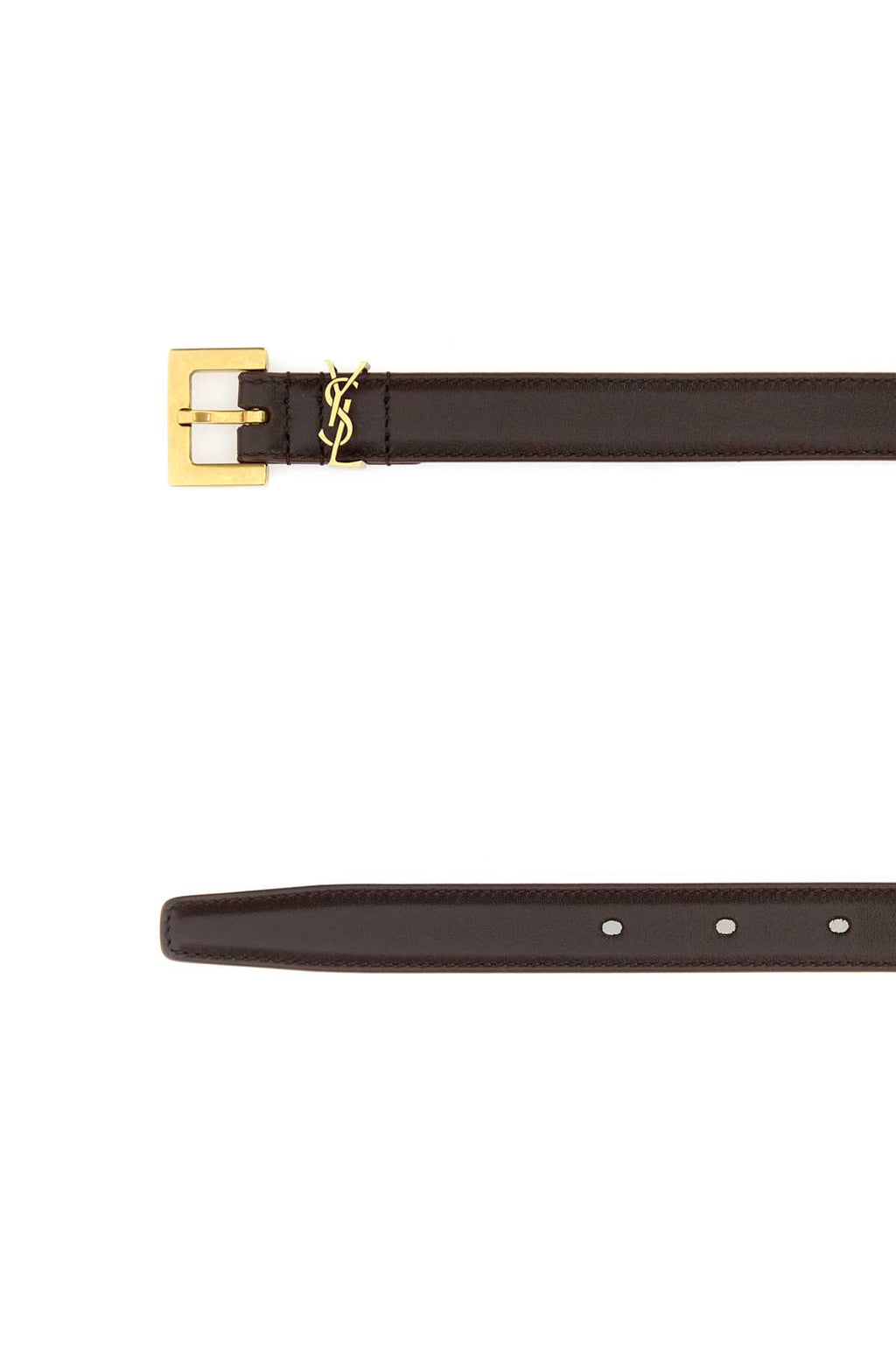 SAINT LAURENT YSL CINTURA For Women Exterior: 100% Calf Finishing: Antiqued golden metal