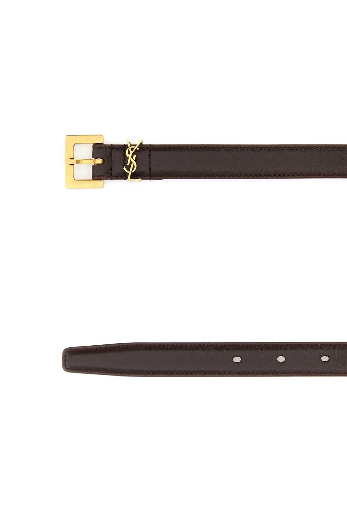 SAINT LAURENT YSL CINTURA For Women Exterior: 100% Calf Finishing: Antiqued golden metal