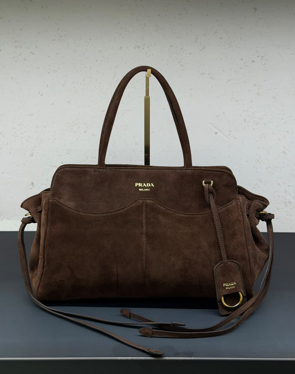 Suede Tote Bag