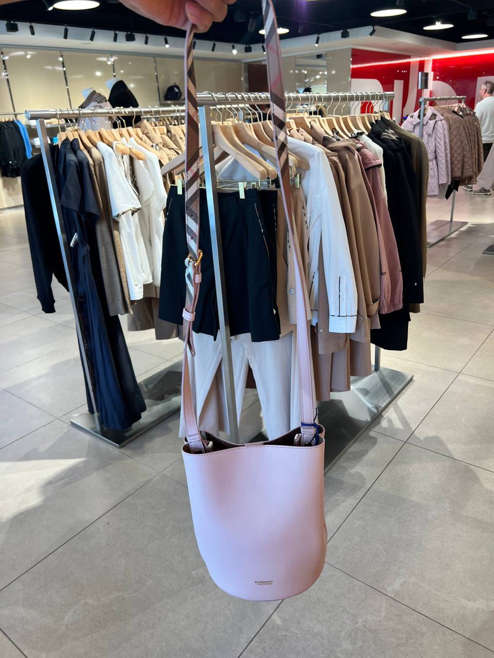 Small Leather Bucket Bag