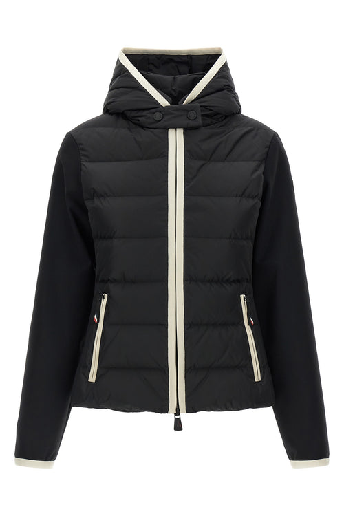 'Padded Zip-Up' cardigan
