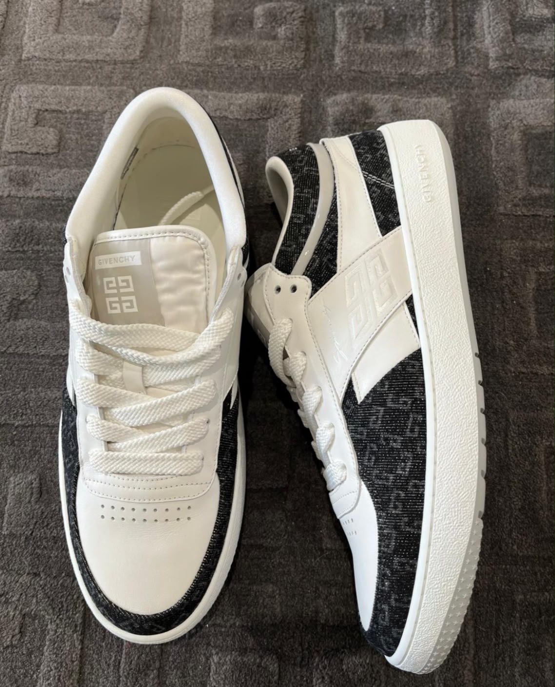 City Sport Sneakers in 4G Denim and Leather