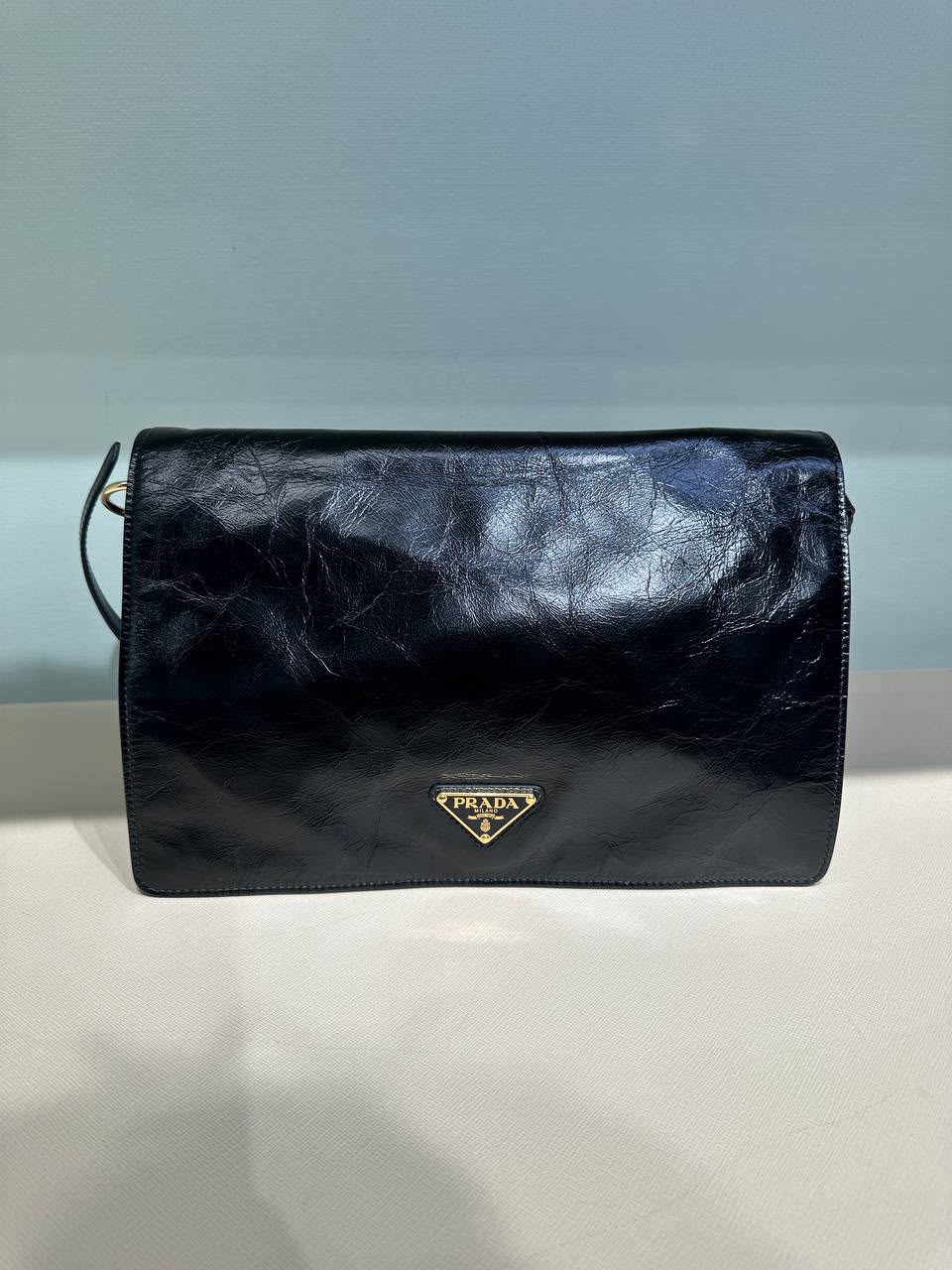 Patent Leather Shoulder Bag