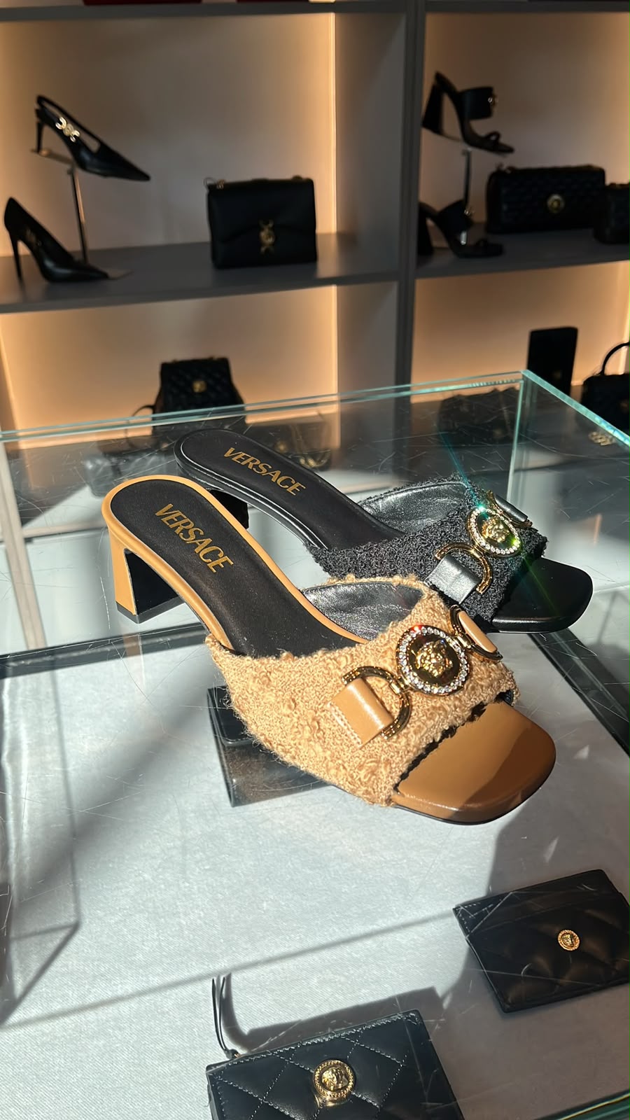 La Medusa Tweed Mules