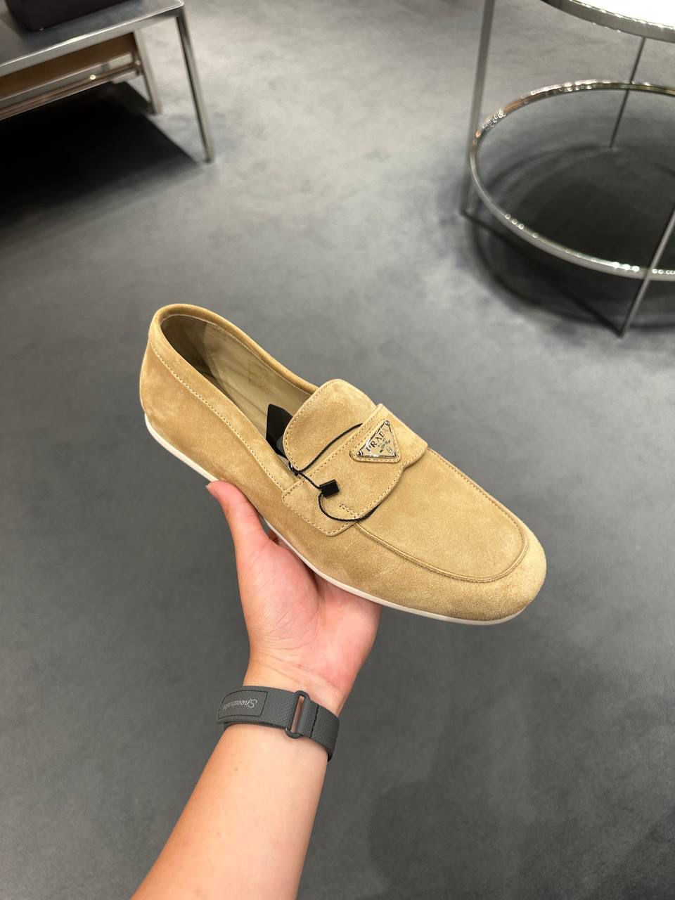 Suede Loafers