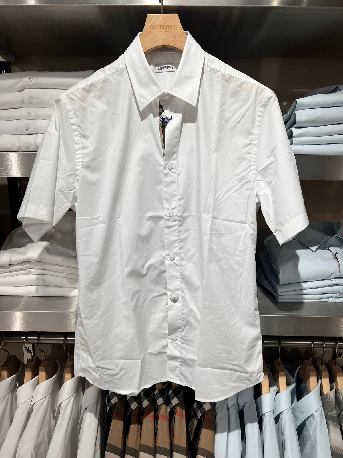 Short-sleeve Cotton Poplin Shirt