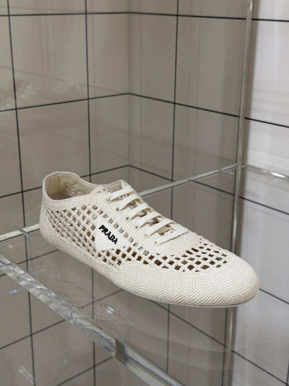 Crochet Fabric Sneakers