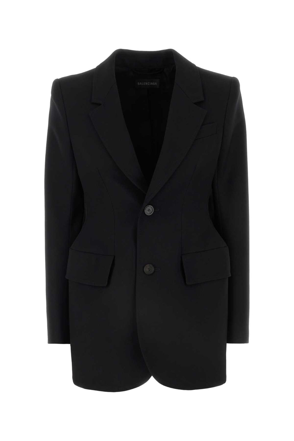 BALENCIAGA HOURGLASS JACKET For Women Exterior: 100% Wool Lining: 100% Cupro