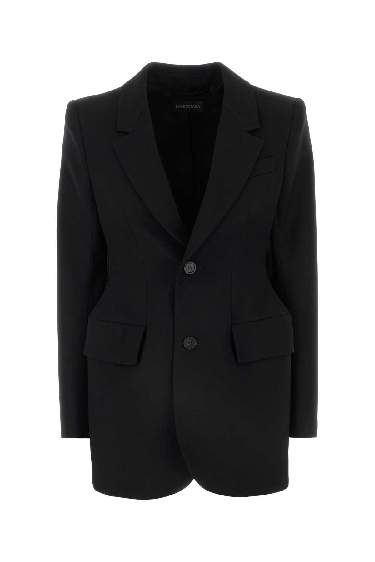 BALENCIAGA HOURGLASS JACKET For Women Exterior: 100% Wool Lining: 100% Cupro